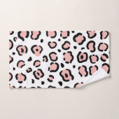 Niedliche Leopardrucke Badhandtuch Set (Handtuch)
