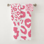 Niedliche Leopardrucke Badhandtuch Set (Insitu)