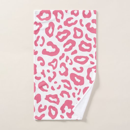 Niedliche Leopardrucke Badhandtuch Set (Handtuch)