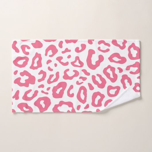 Niedliche Leopardrucke Badhandtuch Set (Handtuch)