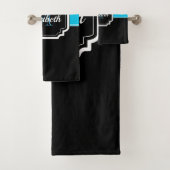 Niedliche Leopardrucke Badhandtuch Set (Insitu)