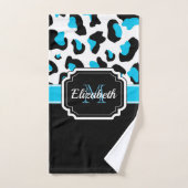 Niedliche Leopardrucke Badhandtuch Set (Handtuch)