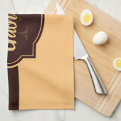 Niedliche Leopardrucke Geschirrtuch (Viertel Falte)