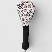 Niedliche Leopardrucke Golf Headcover (Vorderseite)