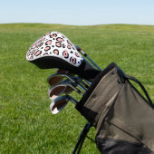 Niedliche Leopardrucke Golf Headcover (In SItu)