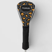 Niedliche Leopardrucke Golf Headcover (Vorderseite)