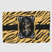 Niedliche Leopardrucke Golfhandtuch (Horizontal)