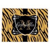 Niedliche Leopardrucke Große Geschenktüte (Rückseite)