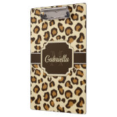 Niedliche Leopardrucke Klemmbrett (Links)