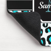 Niedliche Leopardrucke Mousepad (Ecke)