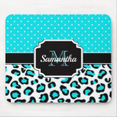 Niedliche Leopardrucke Mousepad (Vorne)