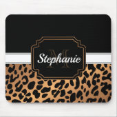Niedliche Leopardrucke Mousepad (Vorne)
