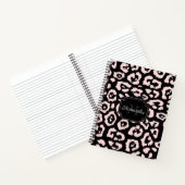 Niedliche Leopardrucke Notizblock (Innenseite)