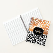 Niedliche Leopardrucke Notizblock (Innenseite)