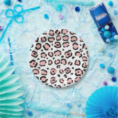 Niedliche Leopardrucke Pappteller (Party)