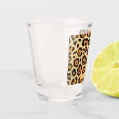 Niedliche Leopardrucke Schnapsglas (Links)