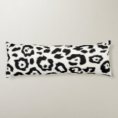 Niedliche Leopardrucke Seitenschläferkissen (Rückseite)