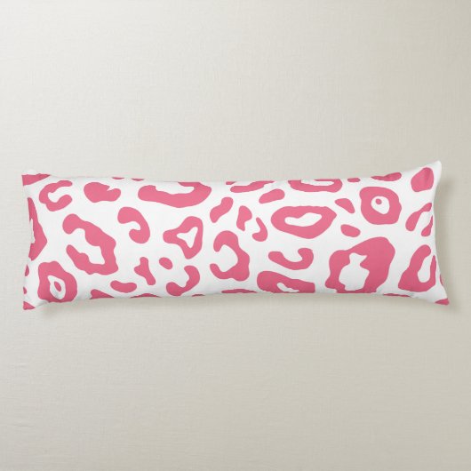 Niedliche Leopardrucke Seitenschläferkissen (Rückseite)