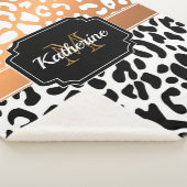 Niedliche Leopardrucke Sherpadecke (3/4)