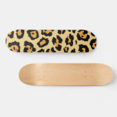 Niedliche Leopardrucke Skateboard (Horizontal)
