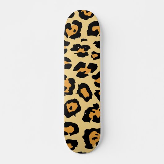 Niedliche Leopardrucke Skateboard (Vorne)