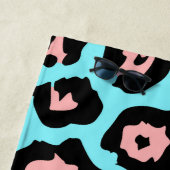 Niedliche Leopardrucke Strandtuch (Beispiel)