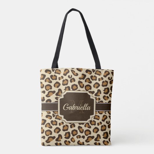 Niedliche Leopardrucke Tasche (Rückseite)
