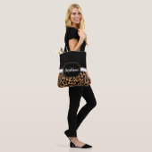 Niedliche Leopardrucke Tasche (Am Model)