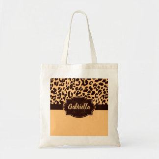 Niedliche Leopardrucke Tragetasche