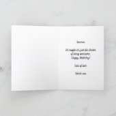 Niedliche Leprechaun St Patrick's Day Geburtstagsk Karte (Innenseite)