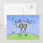 Niedliche Lesben schätzen was Postkarte (Vorne/Hinten)