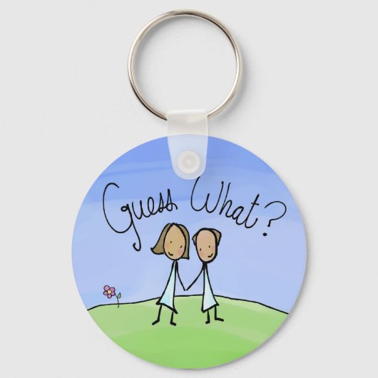 Niedliche Lesben schätzen was Schlüsselanhänger (Vorderseite)