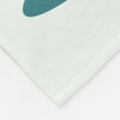 Niedliche Lesebuchbücher Personalisiert Fleecedecke (Ecke)