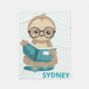 Niedliche Lesebuchbücher Personalisiert Fleecedecke