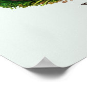 Niedliche Leseecke für Waldtiere individuell anpas Poster (Ecke)