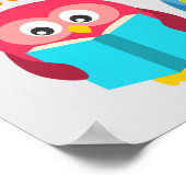 Niedliche Lesekeule Poster (Ecke)