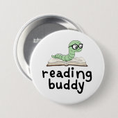 Niedliche Lesemaschine mit Buch lesen Button (Vorne & Hinten)