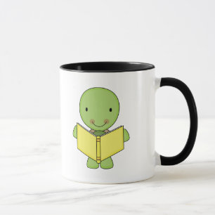 niedliche Leseschildkröte Tasse