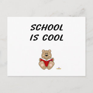 Niedliche Leseschule für braune Bären Cool Postkarte