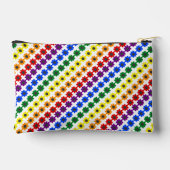 Niedliche LGBT-Proud-Regenbogenbiene und -Blume Zubehörtasche (Rückseite)