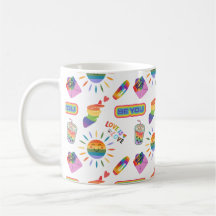 Niedliche LGBTQ+-Kaffee-Tee-Tasse