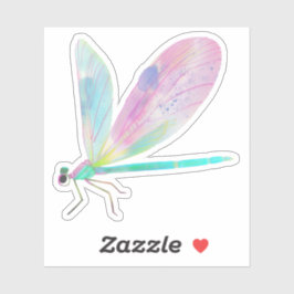 Niedliche Libelle Aufkleber