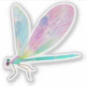 Niedliche Libelle Aufkleber (Vorderseite)