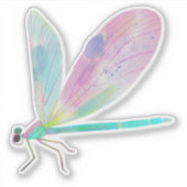 Niedliche Libelle Aufkleber (Vorderseite)