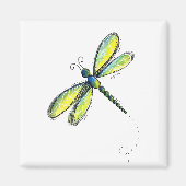 Niedliche Libelle Magnet (Vorne)