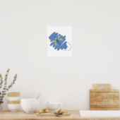 niedliche Libelle Poster (Küche)