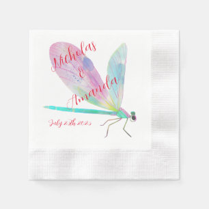 Niedliche Libelle Serviette