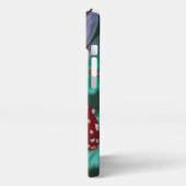 Niedliche Libellen auf einem Pilz - iPhone Hülle (Linke Seite)