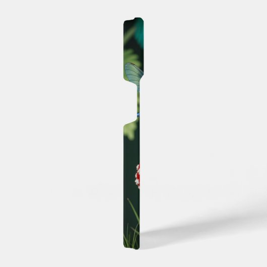 Niedliche Libellen auf einem Pilz - iPhone Hülle (Rechte Seite)