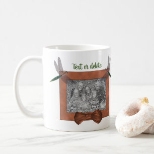 Niedliche Libellen, Personalisierte Foto-Rahmen Kaffeetasse